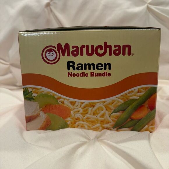 Maruchan Kawaii Face Ramen Lunch 4-Piece Noodle Ramen Bowl Set w/ Chopsticks NWT - Picture 6 of 7